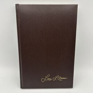 The Burning Hills Louis L'Amour HC Leatherette Bantam 1999 Like New